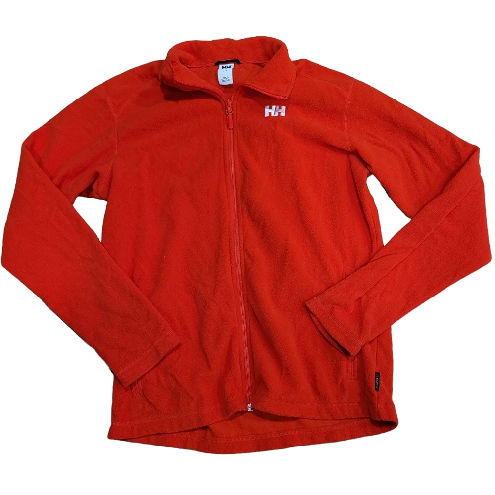 Helly Hansen Women's Red/Orange Full-Zip Fleece Jacket